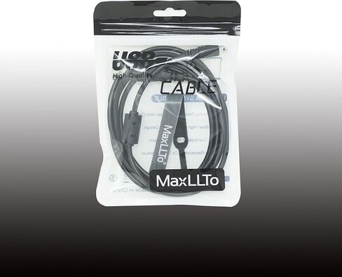 5 FT Extra Long UC-E6 USB Cable, MaxLLTo Camera Data Cable Cord Fast Charging Line for Nikon Coolpix S4, S9, S30, S31, S32, S70, S80, S200, S210, S230, S500, S510, S520, S560, S570, S600 in Saudi Arabia