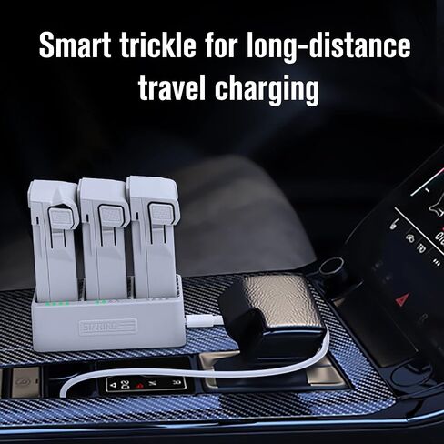 محطة شحن بطارية ميني 3 برو ثنائية الاتجاه لطائرة درون دي جيه اي ميني 3 برو، ملحقات محور الشاحن، شاحن بطارية طيران ذكي لدي جيه اي ميني 3 برو، يشحن حتى 3 بطاريات in Kuwait