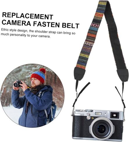 HONMEET 1 Set Camera Neck Strap Vintage Camera Dslr Camera Strap Crossbody Bag Strap Neck Strap Belt Camera Lanyards for Around The Neck Camera Strap for Photographers Camping Camera Strap in Kuwait