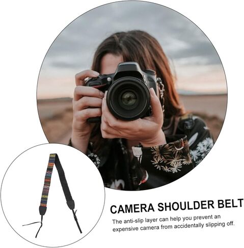 HONMEET 1 Set Camera Neck Strap Vintage Camera Dslr Camera Strap Crossbody Bag Strap Neck Strap Belt Camera Lanyards for Around The Neck Camera Strap for Photographers Camping Camera Strap in Kuwait