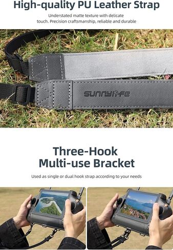 Anbee RC PLUS Remote Controller Hands Free Lanyard with Aluminum Alloy Hook Clip Buckle Heavy-duty Compatible with DJI Inspire 3 / AGRAS T20P T25 T40 T50/Matrice 30 30T RC Drones in Kuwait