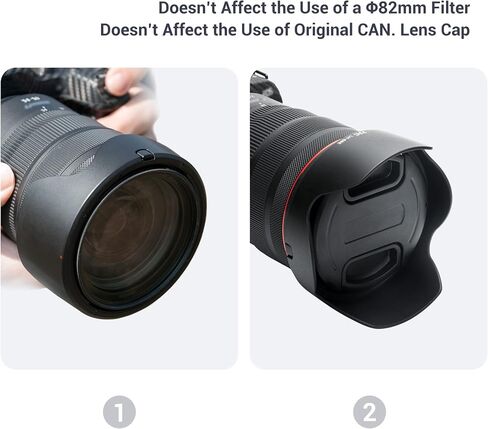 Lens Hood for Canon RF 15-30mm F4.5-6.3 is STM Lens on EOS R6 Mark II EOS R Series Camera, Reversible Lens Shade Replace Canon EW-73E Lens Hood, Compatible with 67mm Filters and 67mm Lens Cap in Saudi Arabia