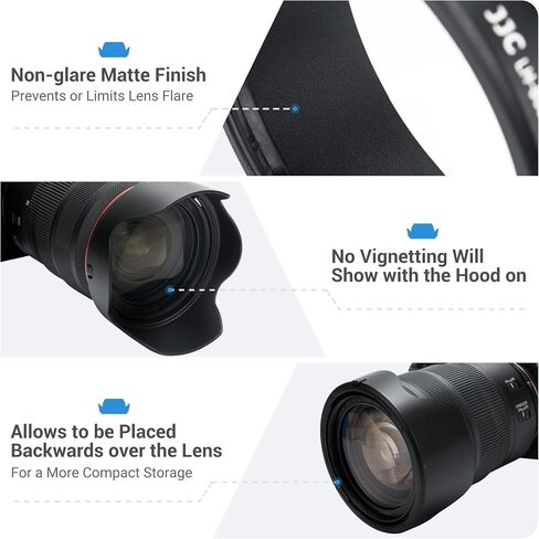 Lens Hood for Canon RF 15-30mm F4.5-6.3 is STM Lens on EOS R6 Mark II EOS R Series Camera, Reversible Lens Shade Replace Canon EW-73E Lens Hood, Compatible with 67mm Filters and 67mm Lens Cap in Saudi Arabia