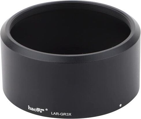 Haoge RRC-GR3XT Silver Grey Metal Decorate Ring for RICOH GR3X/GRIIIX Camera Accessories Replaces GN-2 in Saudi Arabia