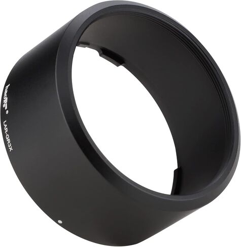 Haoge RRC-GR3XT Silver Grey Metal Decorate Ring for RICOH GR3X/GRIIIX Camera Accessories Replaces GN-2 in Saudi Arabia