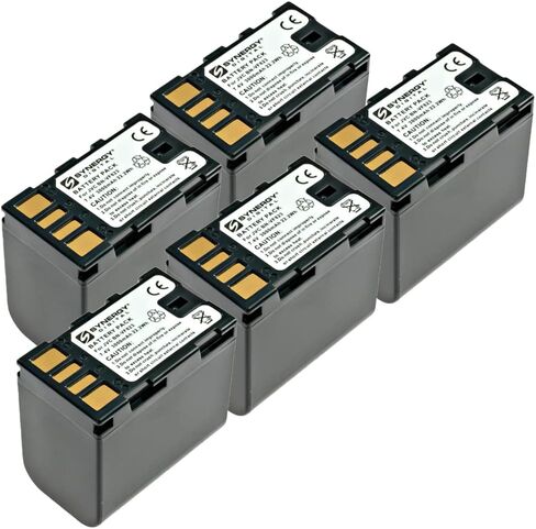 Synergy Digital Camcorder Batteries, Compatible with Maximal Power DB JVC BN-VF823 Camcorder Batteries (Li-Ion, 7.4V, 3000 mAh), Set of 2 in Saudi Arabia