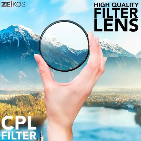 Zeikos ZE-FLK40.5-40.5 مم مجموعة فلتر الزجاج (UV-CPL-FLD) in Saudi Arabia