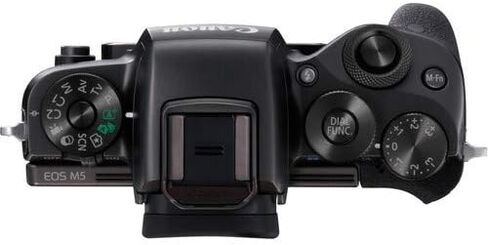 Canon Cameras US 24.2 Digital SLR Camera with 3.2-Inch LCD, Black (EOS M5 EF-M 15-45 STM KIT) in Saudi Arabia