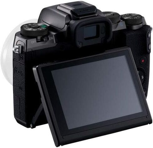 Canon Cameras US 24.2 Digital SLR Camera with 3.2-Inch LCD, Black (EOS M5 EF-M 15-45 STM KIT) in Saudi Arabia