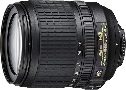 Nikon D90 12.3MP DX-Format CMOS Digital SLR Camera with 18-105 mm f/3.5-5.6G ED AF-S VR DX Nikkor Zoom Lens (OLD MODEL) in Saudi Arabia
