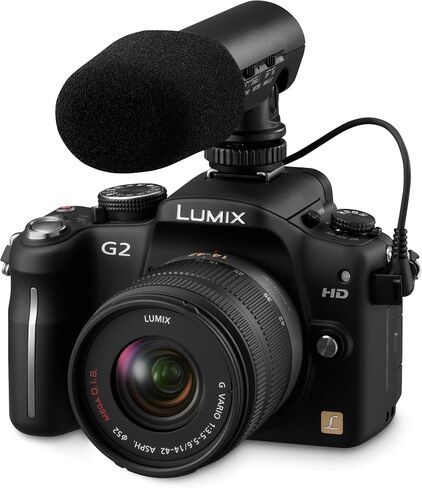 Panasonic Lumix DMC-G2 12.1 MP Live MOS Mirrorless Digital Camera with 3-Inch Touch Screen LCD and 14-42mm Lumix G VARIO f/3.5-5.6 MEGA OIS Lens (Black) in Kuwait
