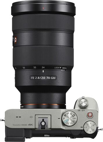 هيكل كاميرا سوني a7C بدون مرآة بإطار كامل مع سوني FE 24-70 ملم F2.8 GM G Master Zoom Lens SEL2470GM فضي ILCE7C/S مع حقيبة ظهر للتصوير الفوتوغرافي ديكو جير، برامج وملحقات in Saudi Arabia