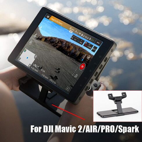 PGYTECH Crystalsky Mounting Bracket Controller Monitor Bracket Clip Holder Aluminum Compatible with Mavic 2/Mavic AIR/Mavic PRO/Spark Drone in Kuwait