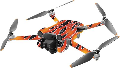 غلاف MightySkins متوافق مع DJI Mini 3 Pro - Hot Flames | غطاء ملتف واقٍ ومتين وفريد ​​من نوعه من الفينيل | سهل التطبيق والإزالة وتغيير الأنماط | صنع في الولايات المتحدة الأمريكية in Saudi Arabia