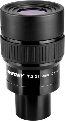 SVBONY SV191 Zoom Eyepiece for Telescope, 7.2-21.6mm Zoom Lens, Compatible with Telescopes That Accept 1.25 Inches Eyepieces in Saudi Arabia