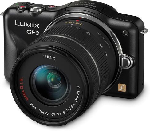 Panasonic Lumix DMC-GF3KW 12 MP Micro 4/3 Compact System Camera with 3-Inch Touch-Screen LCD and 14-42mm Zoom Lens (White) in Saudi Arabia