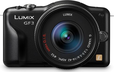 Panasonic Lumix DMC-GF3KW 12 MP Micro 4/3 Compact System Camera with 3-Inch Touch-Screen LCD and 14-42mm Zoom Lens (White) in Saudi Arabia