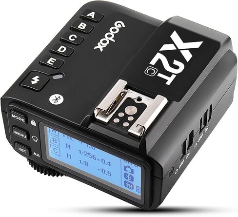 Godox X2T-C TTL Wireless Flash Trigger with Bluetooth Connection for Canon, 2.4G HSS 1/8000s,TCM Function,5 Separate Group Buttons & Quick Lock Hot-Shoe &LCD Display in Saudi Arabia
