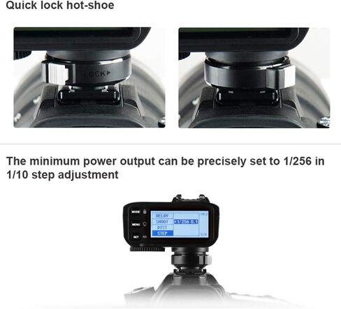 Godox X2T-C TTL Wireless Flash Trigger with Bluetooth Connection for Canon, 2.4G HSS 1/8000s,TCM Function,5 Separate Group Buttons & Quick Lock Hot-Shoe &LCD Display in Saudi Arabia