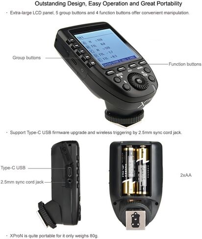 GODOX XPro-N Flash Trigger with Professional Functions Support i-TTL Autoflash Compatible for Nikon DSLR Camera in Saudi Arabia