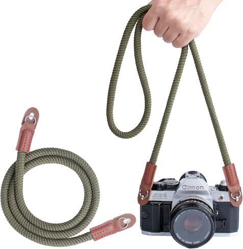Camera Strap,Rope Camera Strap Compatible with Sony Nikon Canon Fuji Camera Strap Rope SLR, DSLR, Mirrorless Cameras in Saudi Arabia