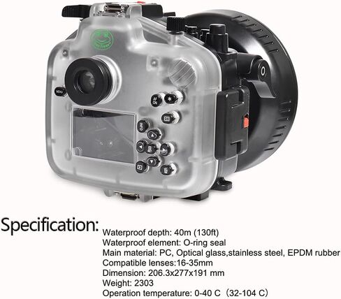 ضفادع البحر لـ Canon EOS-R 40 متر/130 قدم غطاء كاميرا الغوص مقاوم للماء in Saudi Arabia