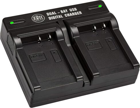BM Premium NB-10L Dual Bay Battery Charger for Canon PowerShot G15, G16, G1X, G3X, SX40 HS, SX40HS, SX50 HS, SX60 HS Digital Cameras in Saudi Arabia