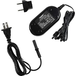 HQRP Replacement AC Adapter/Charger Compatible with JVC GZ-MS120RUS, GZ-MS130, GZ-MS130AUS, GZ-MS130B, GZ-MS130AU Camcorder with USA Cord & Euro Plug Adapter in Saudi Arabia