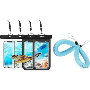 حزمة JOTO المكونة من 4 عبوات من الجرابات العالمية المقاومة للماء مع عبوتين من حزام المعصم العائم للكاميرا المقاومة للماء in Kuwait