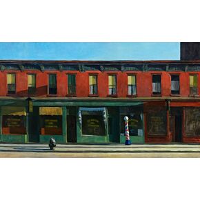 Early Sunday Morning : Edward Hopper : Archival Quality Art Print in Saudi Arabia