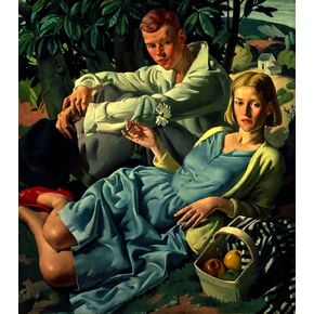 Bernard Fleetwood Walker : Amity : 1933 : Archival Quality Art Print in Saudi Arabia