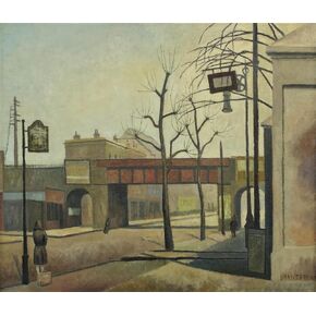 Elwin Hawthorne : Bow Road : 1931 : Archival Quality Art Print in Saudi Arabia