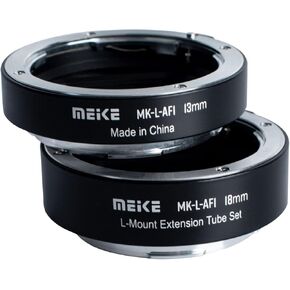 Meike L-AF1 Metal Auto Focus Macro Extension Tube Adapter Ring (13mm+18mm) for Panasonic Lumix Sigma Leica L-Mount Mirrorless Camera Such as S1 S1R S1H S5 FP in Kuwait