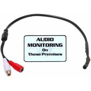 VideoSecu High Sensitive Audio Pickup Device External Amplified Microphone Sound Voice Collecting with Bonus Warning Decal WD6 in Kuwait