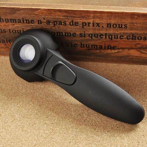 عدسة مكبرة 30 مرة مكبرة جوهرة بصرية مع أضواء LED عدسة إصلاح إلكترونية تحديد عتيق عدسة مكبرة عالية التكبير أداة زجاجية مكبرة للقراءة المحمولة in Kuwait