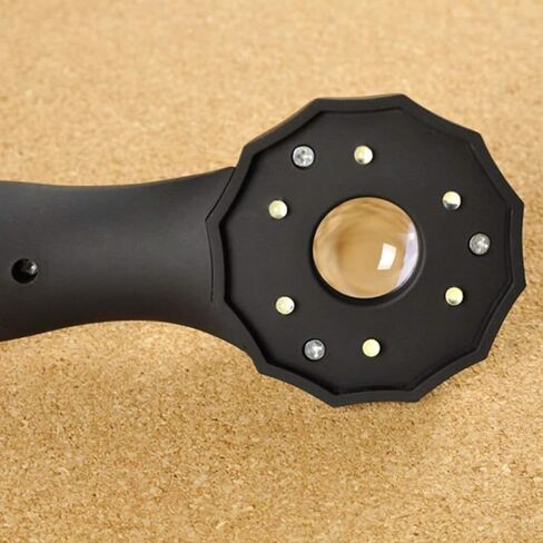 عدسة مكبرة 30 مرة مكبرة جوهرة بصرية مع أضواء LED عدسة إصلاح إلكترونية تحديد عتيق عدسة مكبرة عالية التكبير أداة زجاجية مكبرة للقراءة المحمولة in Kuwait