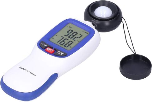 Luxmeter, Luxmeter Handheld Light Meter 2 Times/Sec Difference Value Maximum and Minimum for Measuring Current Illuminance and Temperature in Saudi Arabia