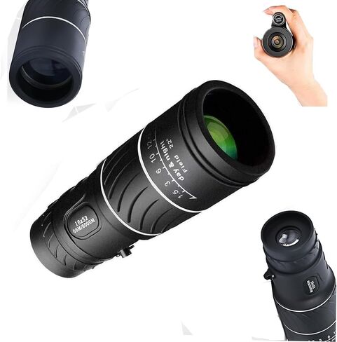 هاتف ذكي تلسكوب أحادي العين للبالغين مع منشور BAK-4 وعدسة FMC 16 × 52 تلسكوب عالي الطاقة، يمكن استخدامه لمشاهدة الطيور والمشي لمسافات طويلة لمشاهدة الحفلات الموسيقية in Kuwait