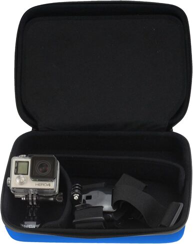 Navitech Blue Heavy Duty Rugged Hard Case/Cover Compatible with The Nilox Mini WI-FI Action Camera in Saudi Arabia