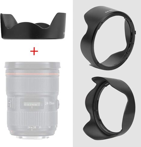 EW-88C Lens Hood, Camera Plastic Lens Hood for EF 24-70mm F2.8 L II USM Lens in Saudi Arabia