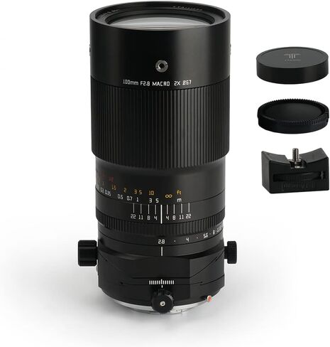 TTArtisan 100mm f2.8 Bubble Bokeh Full Frame Lens for M42 Mount, 100mm f/2.8 Manual Focus Prime Camera Lenses for M42 Screw Mount Compatible with Mirrorless SLR Mount with Adapter in Saudi Arabia