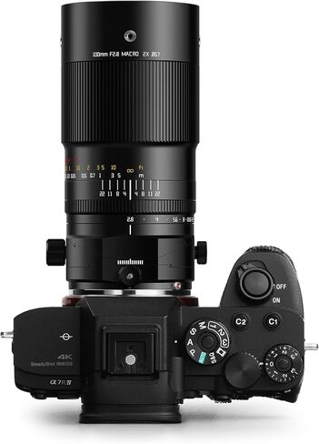TTArtisan 100mm f2.8 Bubble Bokeh Full Frame Lens for M42 Mount, 100mm f/2.8 Manual Focus Prime Camera Lenses for M42 Screw Mount Compatible with Mirrorless SLR Mount with Adapter in Saudi Arabia