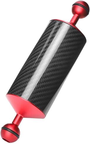 Diving Float Arm, Portable Underwater Floating Arm, in-Water Dual Ball Carbon Fiber Floating Arm, Lightweight Floating Arm, Floating Tray for Macro and Wide Angle Photography(8 inches) in Kuwait