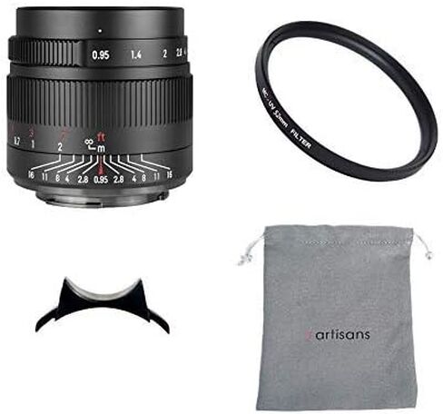 7artisans 35mm F0.95 Large Aperture APS-C Manual Focus Portrait Lens for Nikon Z Mount Camera Z6 Z7 Z6II Z7II ZFC in Saudi Arabia