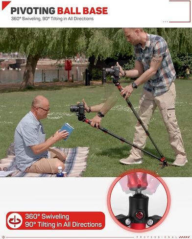 IFOOTAGE 71" Carbon Fiber Camera Monopod, IFOOTAGE Video Tripod Head Fluid Drag Pan Head for DSLR Cameras, IFOOTAGE Quick Release Plate (New Version) for IFOOTAGE Cobra 2 Camera Monopod in Saudi Arabia