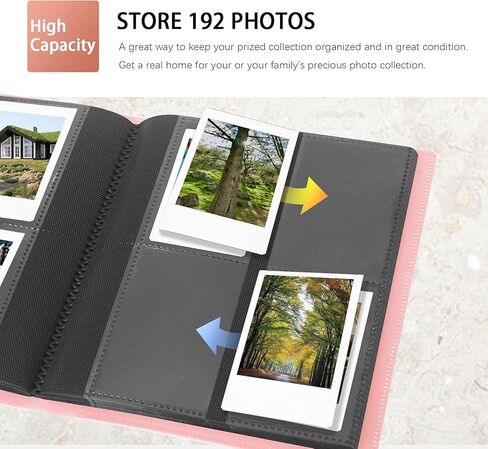 عبوتان، ألبوم صور Instax، ألبومات بولارويد 192 صورة لكاميرا Fujifilm Instax Mini 11 90 70 50S 26 25 9 8+ 7S الفورية، ألبوم صور بولارويد لـ Polaroid Snap Z2300 PIC-300P Film & Knop Photocards in Kuwait