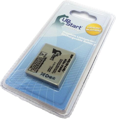 Replacement for Sanyo VPC-E890 Battery and Charger - Compatible with Sanyo NP-40 UF553436 Digital Camera Batteries and Chargers (750mAh 3.7V Lithium-Ion) in Saudi Arabia