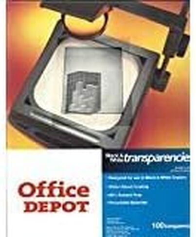 Office Depot(R) Plain Paper Copier Transparency Film, Pack Of 100 in Kuwait