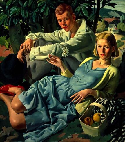 Bernard Fleetwood Walker : Amity : 1933 : Archival Quality Art Print in Saudi Arabia