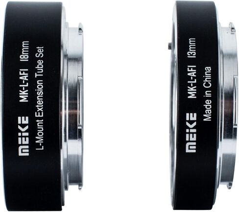 حلقة محوّل أنبوب تمديد Macro المعدني من Mike L-AF1 (13 مم + 18 مم) لكاميرا Panasonic Lumix Sigma Leica L-Mount Mirrorless مثل S1 S1R S1H S5 FP in Kuwait